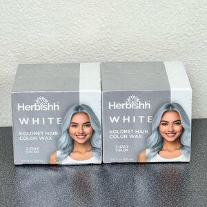 2 Pack White Hair Color Wax